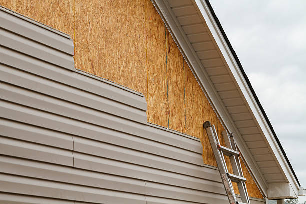 Professional Wood Siding technician working in Junction City, OH